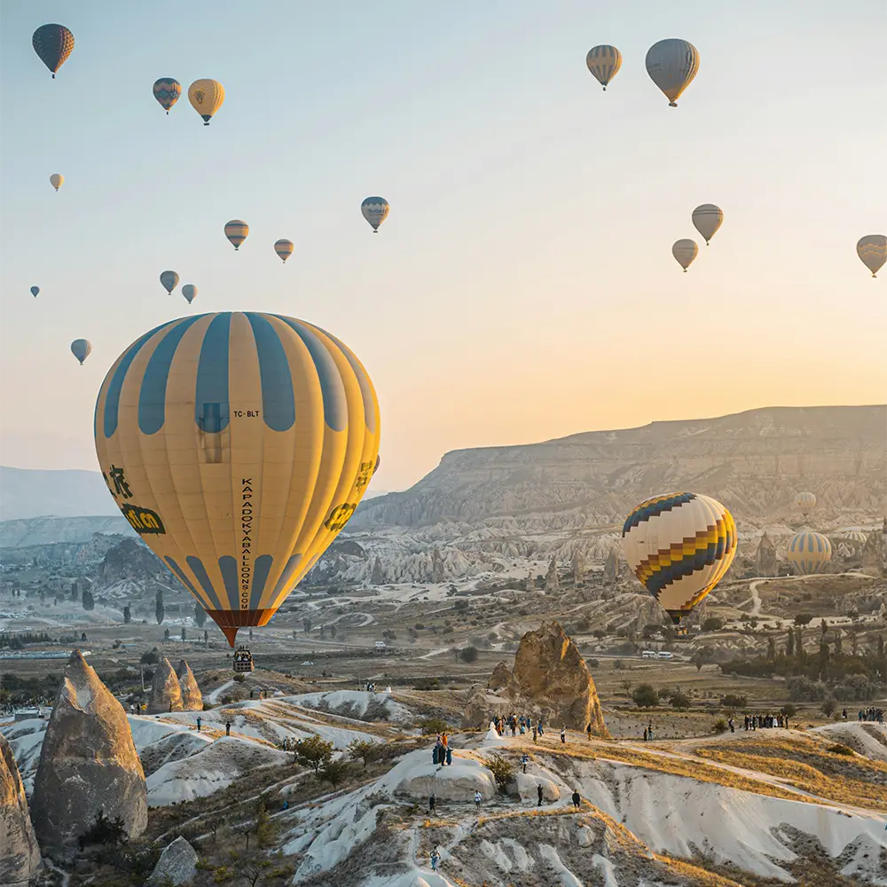 Luftballonger i luften