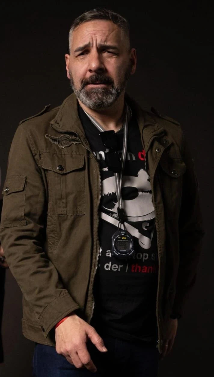 a man wearing headphones