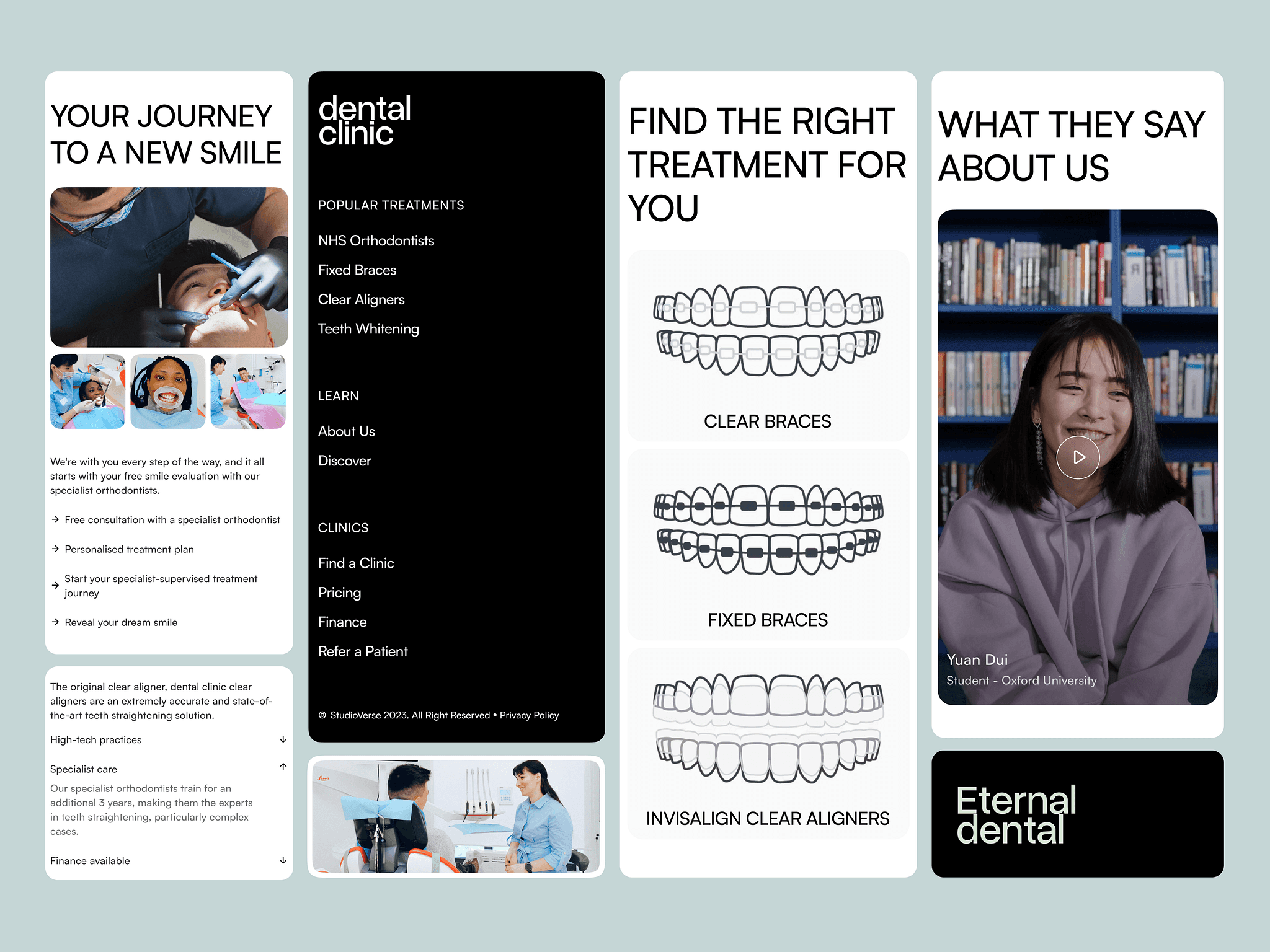 landing page dental