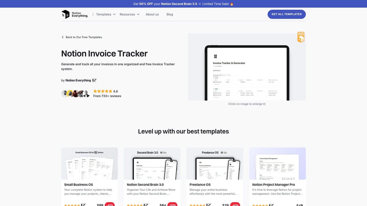 10 Game-Changing Notion Templates for Business in 2025 - Invoice Tracker And Generator (Free Template)