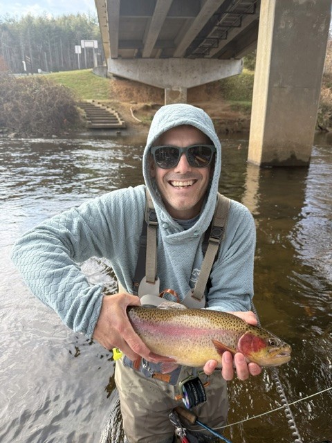 fly-fishing at Purple Top Retreat