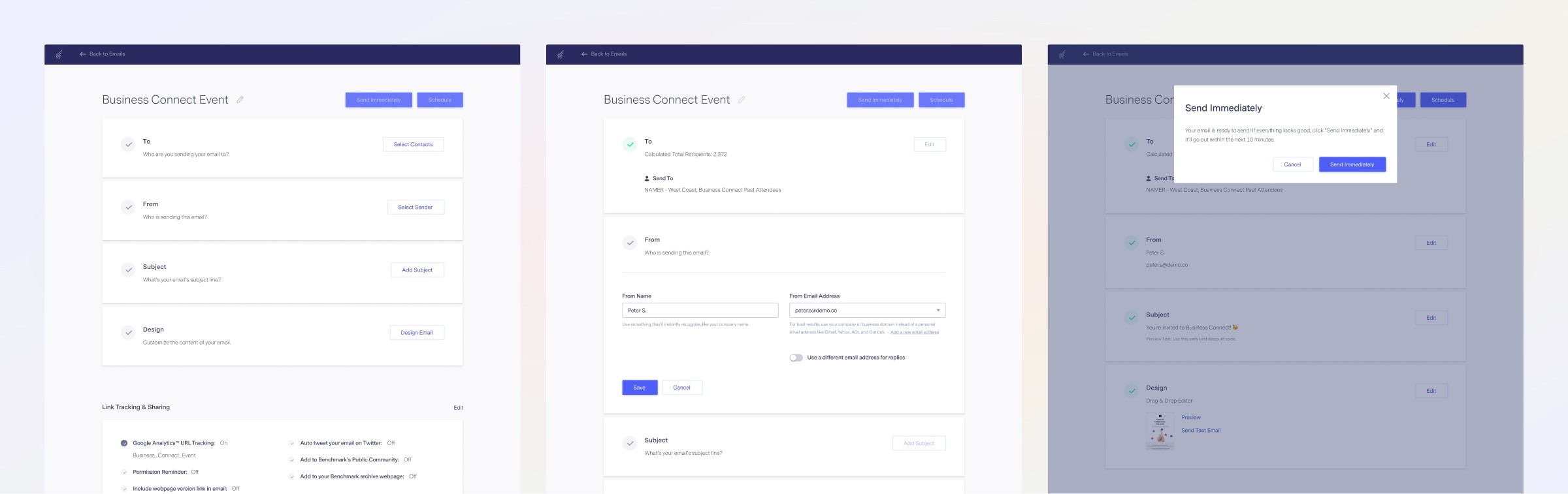 New single page workflow