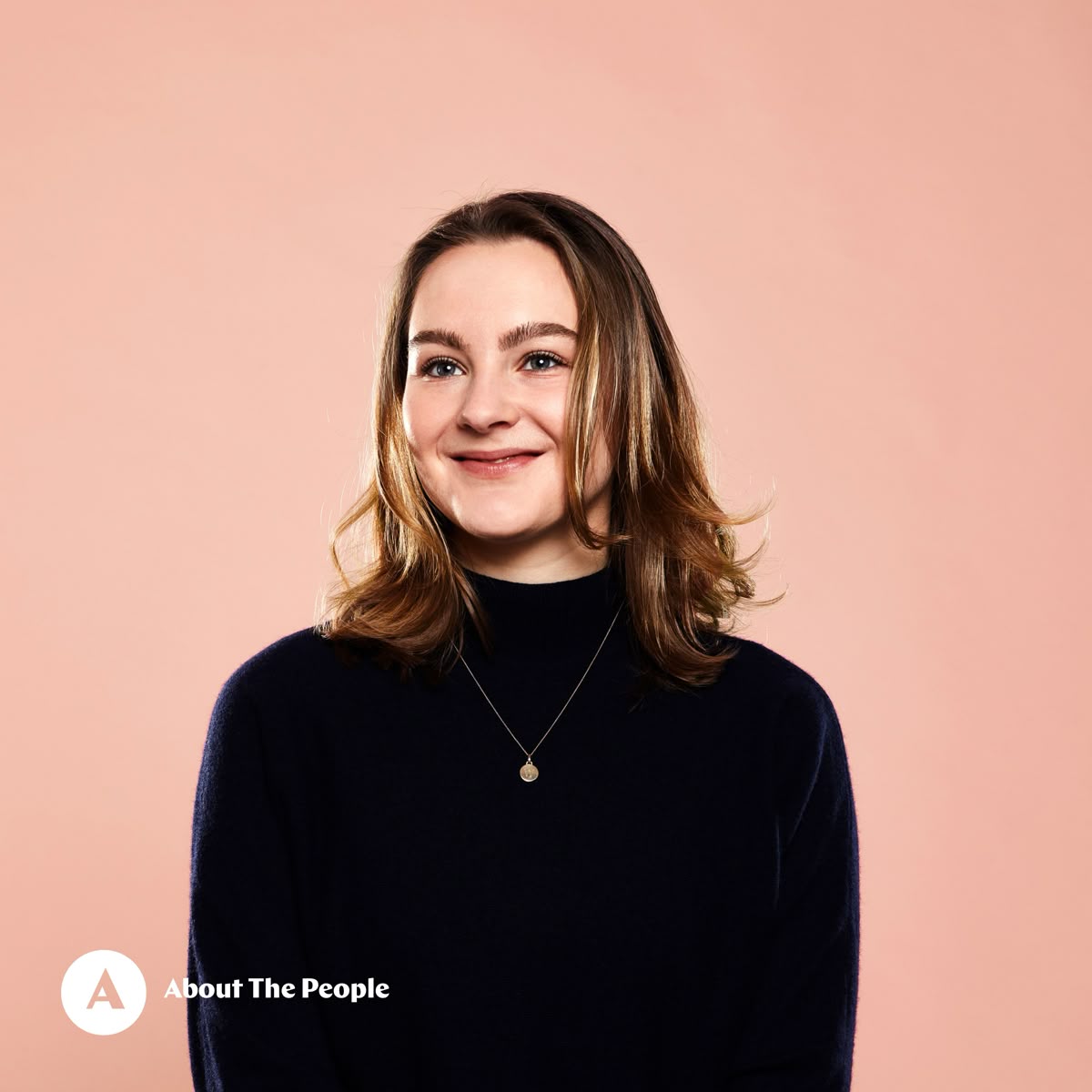 A photo of woman in red