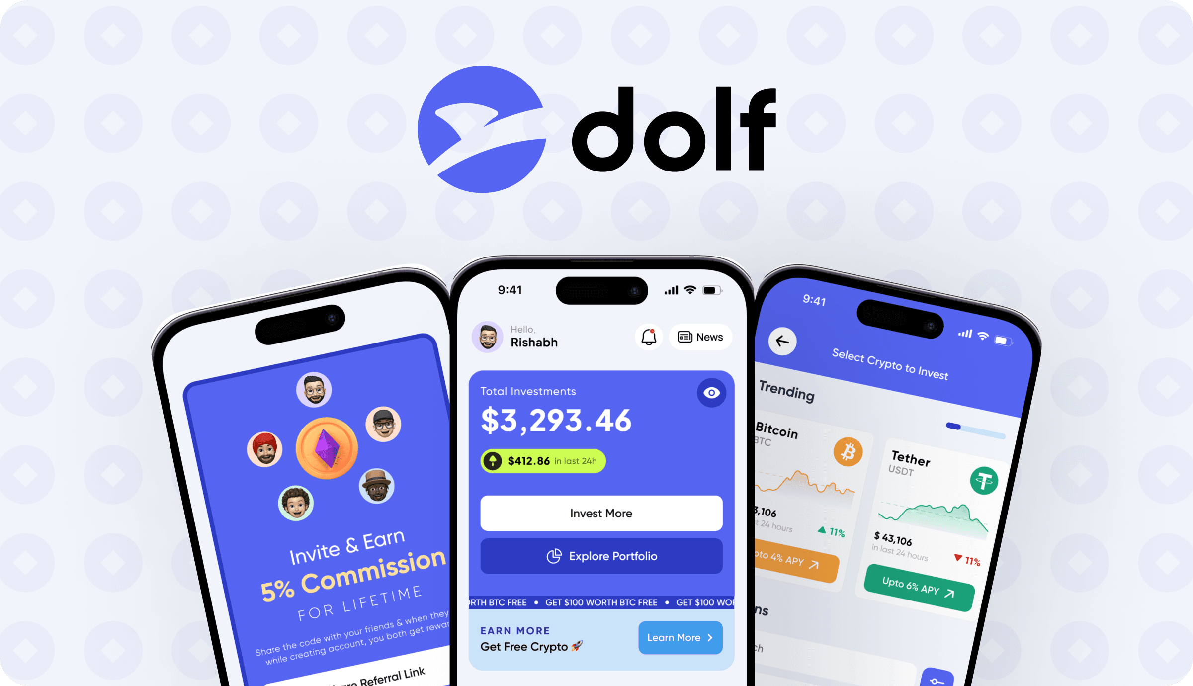 Dolf: Democratizing Crypto Investment Case Study Banner