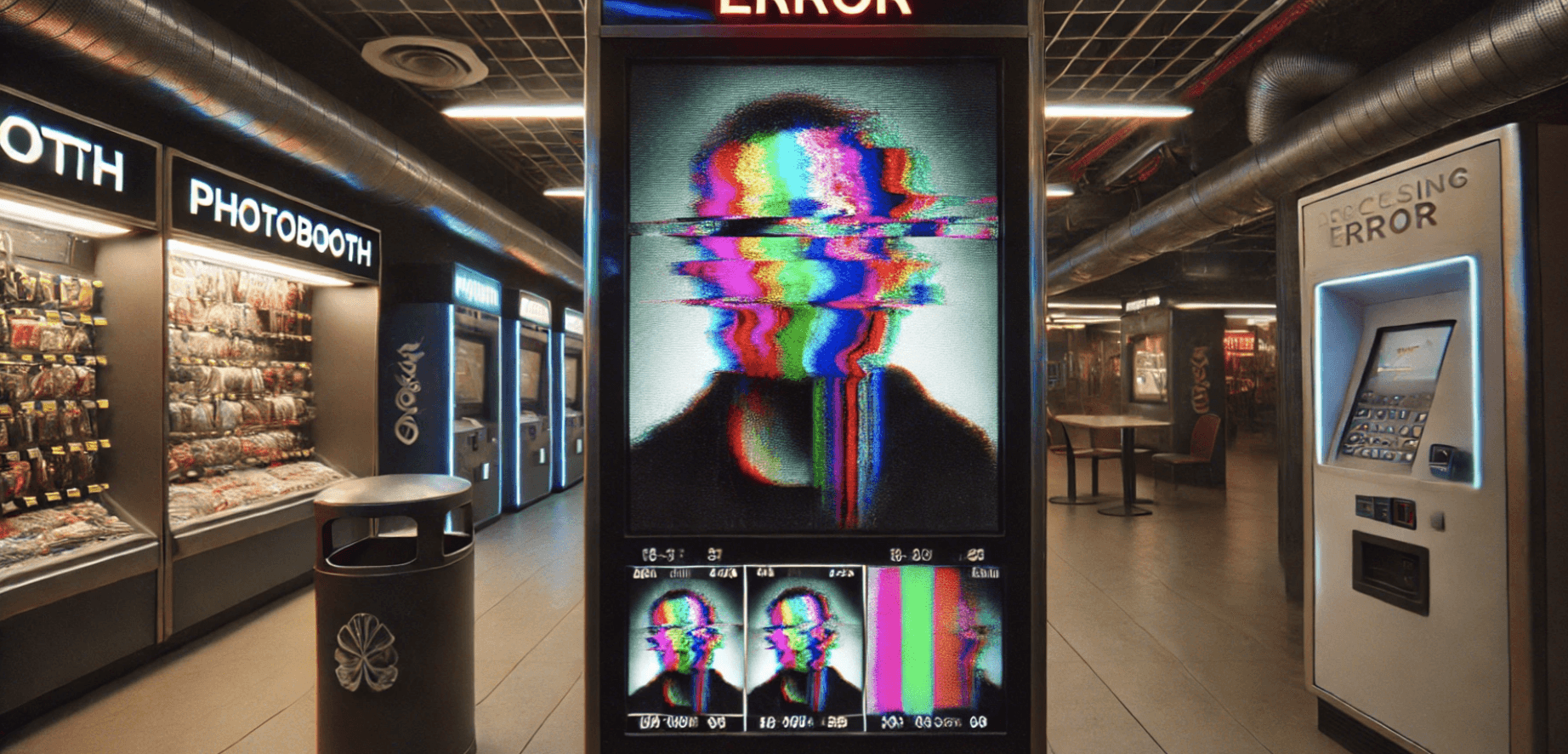 Photobooth error message