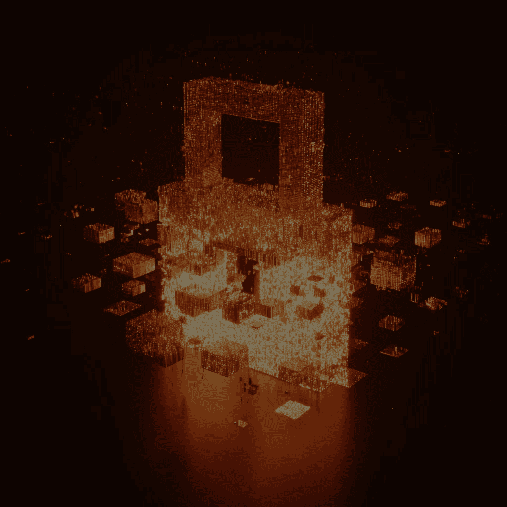 a blue and black background with swirls and bubbles