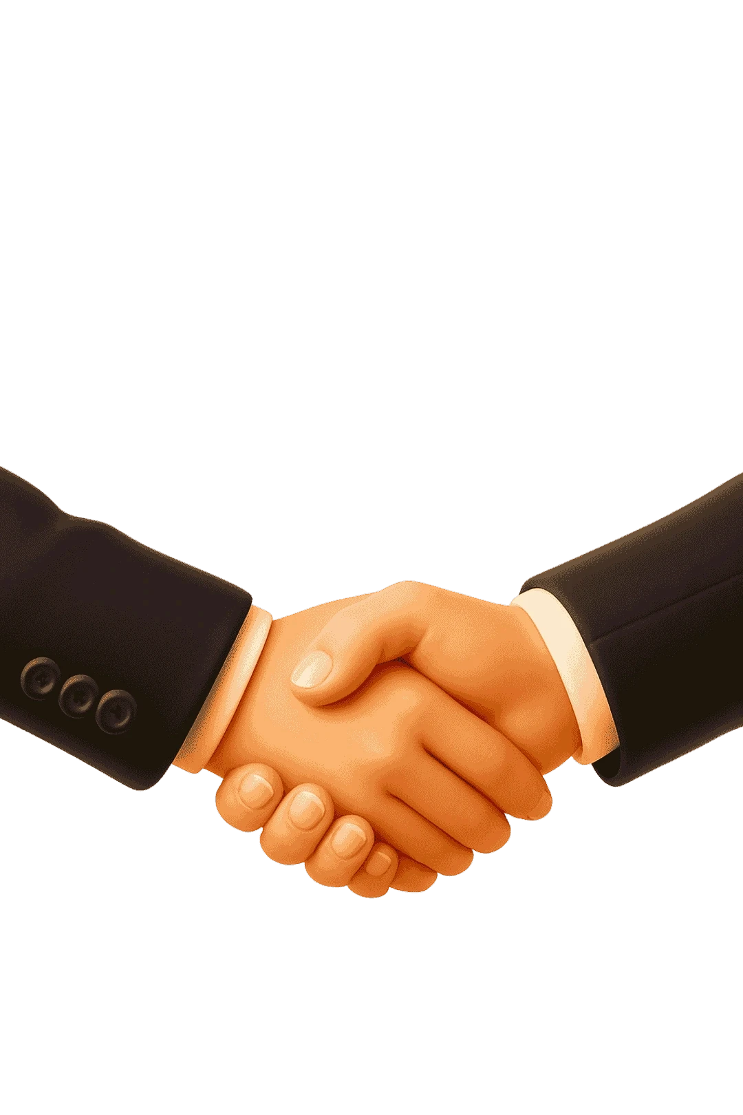 Business handshake illustration
