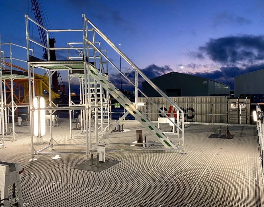 Image of a temportary access platform