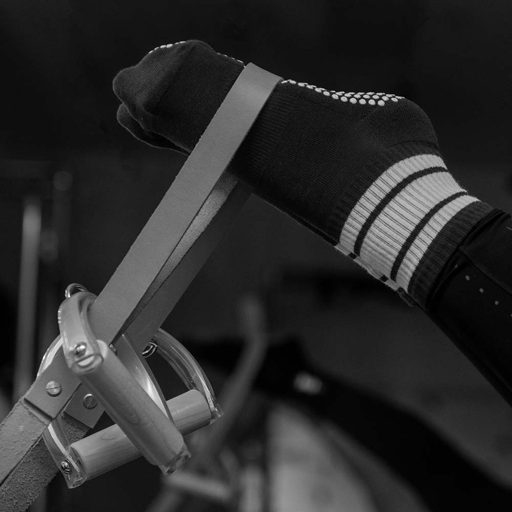 Pilates Grip socks in straps at True Pilates Method in Camden NSW