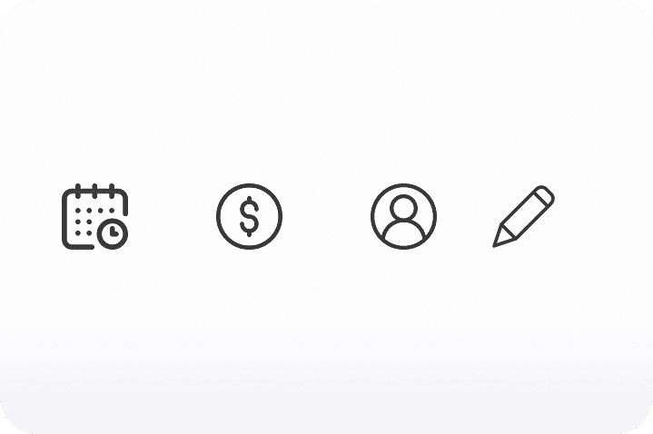 CRM dashboard for workflow management