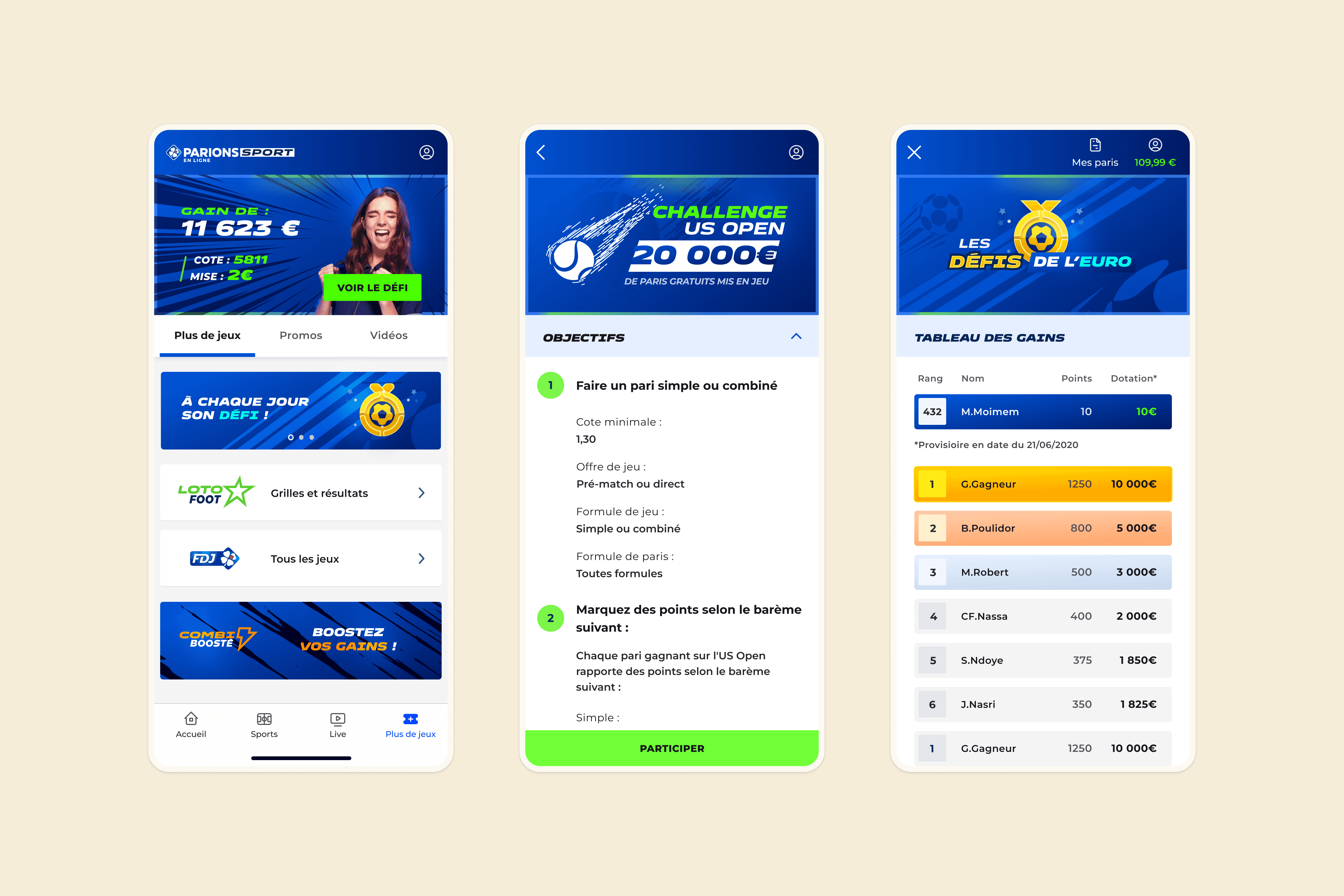 FDJ PSEL Winner valuation and gamification