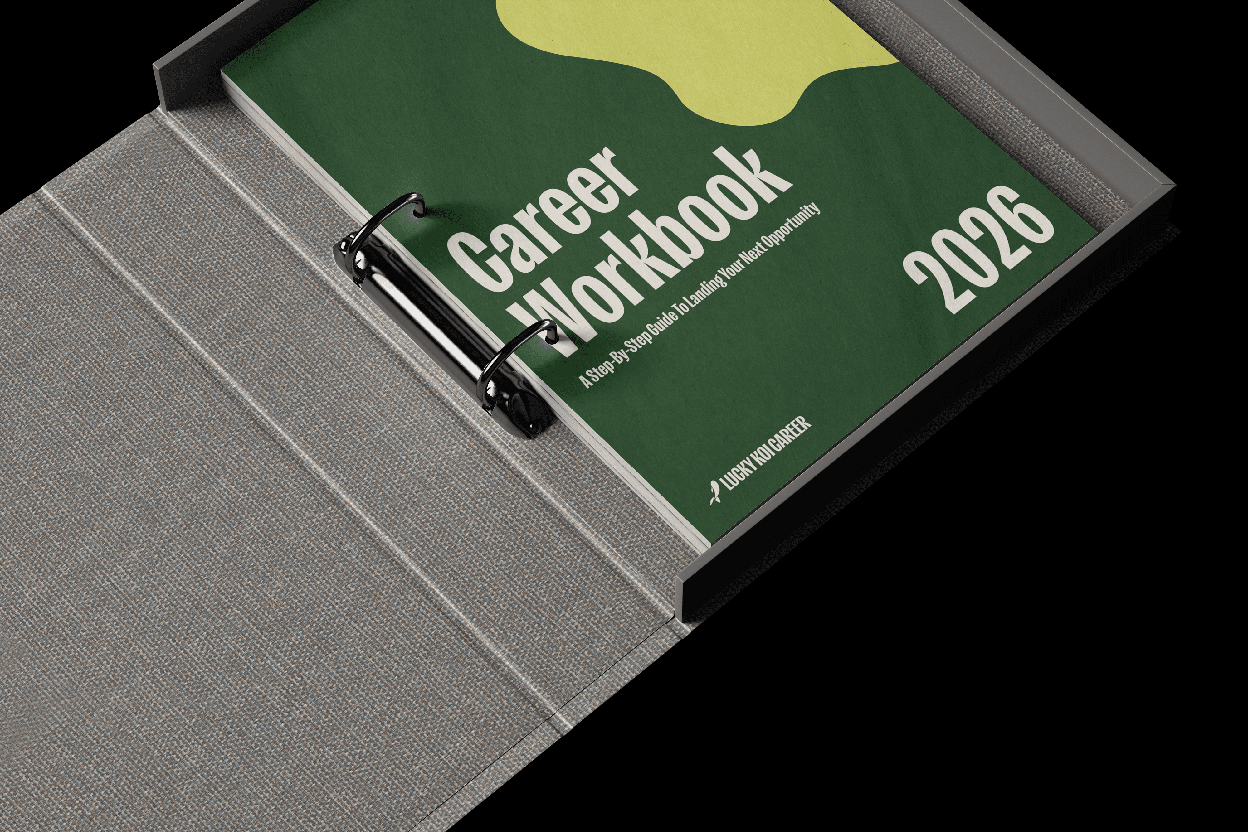 lucky koi career's workbook design