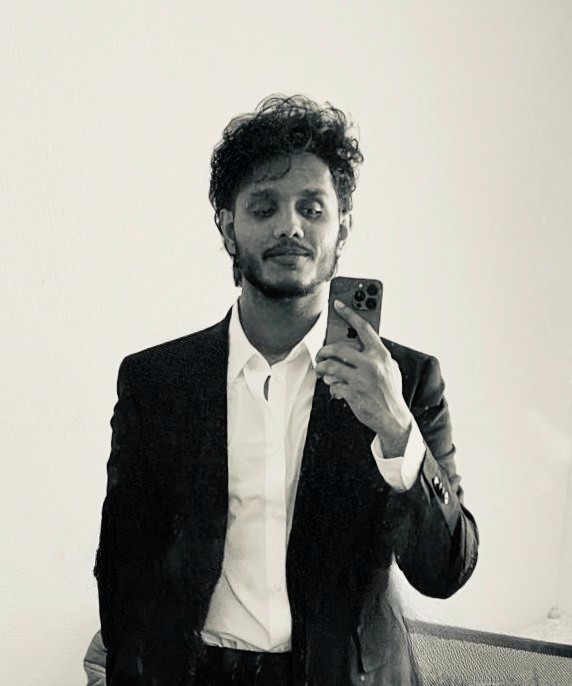 Portrait of portfolio creator – front view