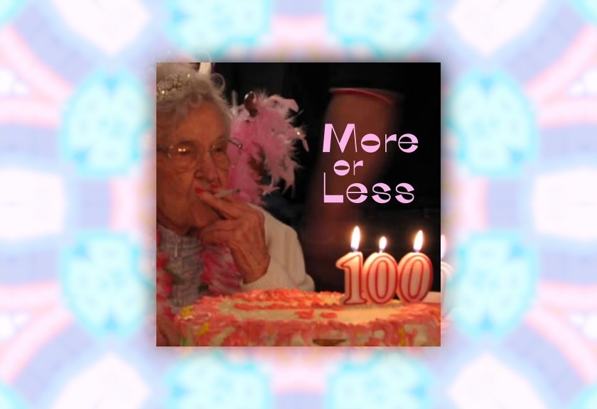 A futuristic, holographic-themed invite with neon blue and purple tones, pixel-like graphics, and techno-style design elements.