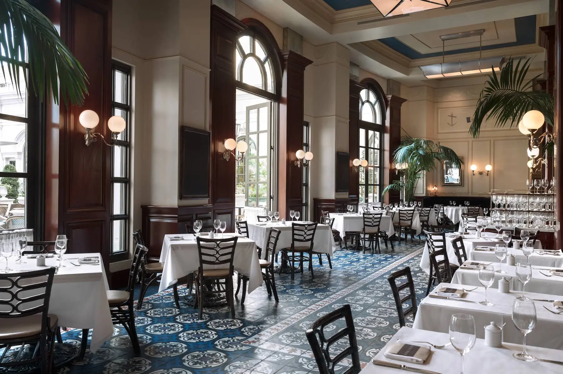 Image of the dining room at Bouchon at the Venetian Resort Las Vegas