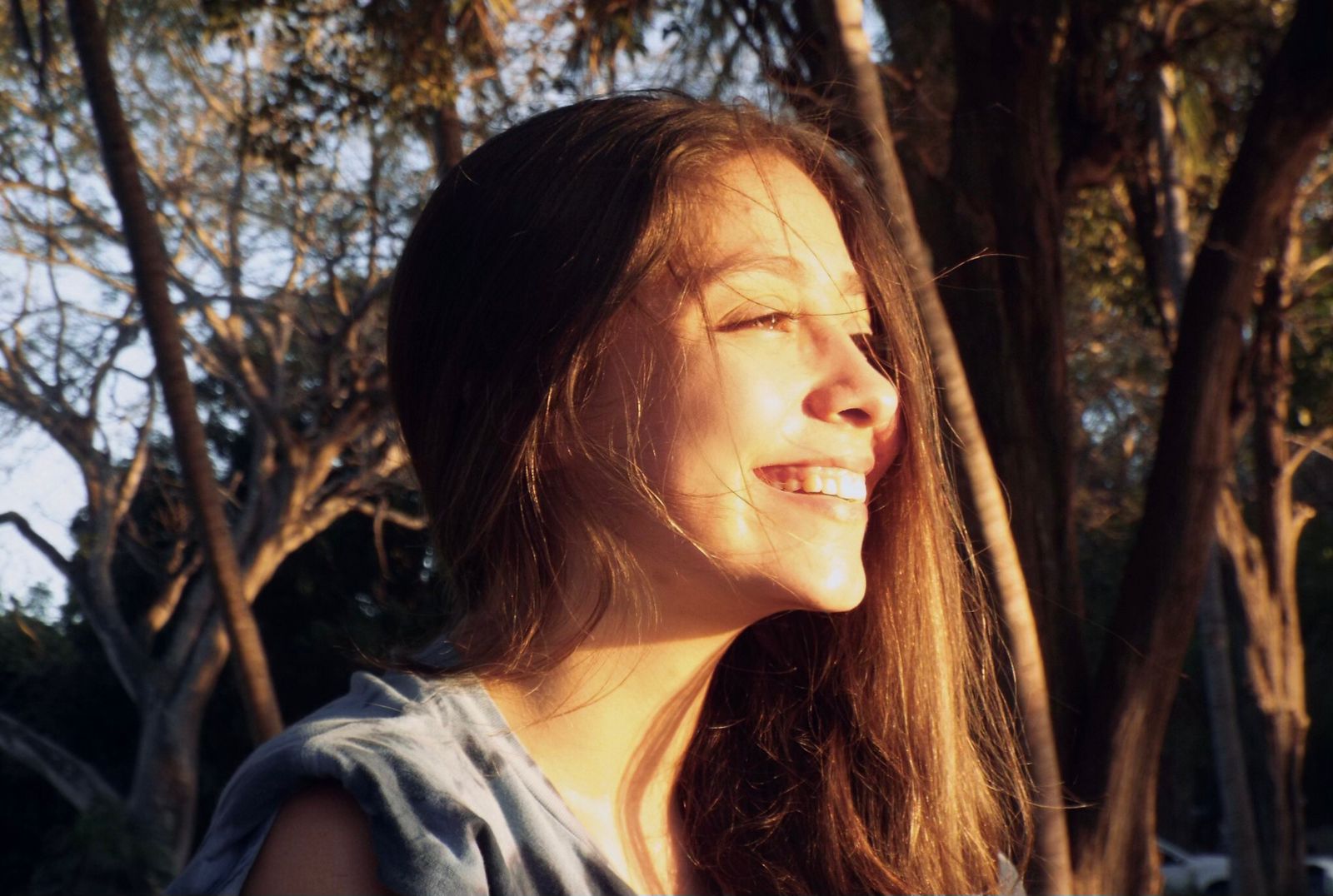 A young man riding a bicycle