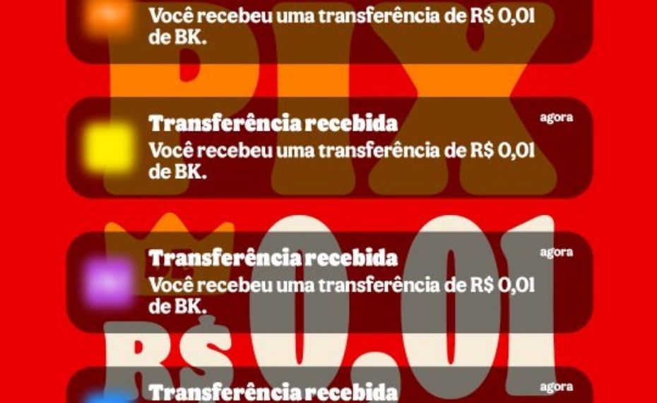 Burger King envia pix a milhões de clientes para comunicar ação de Black Friday