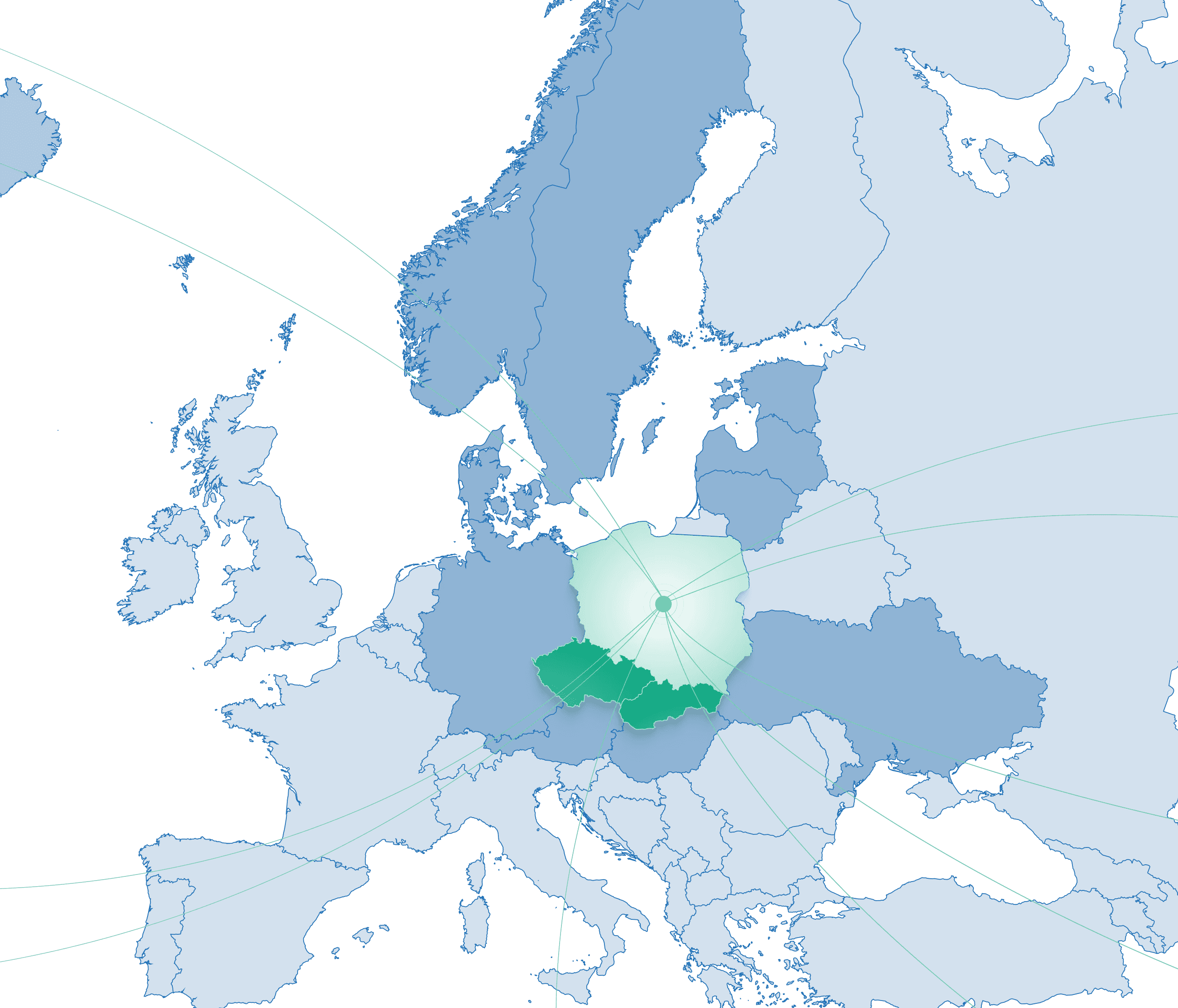Mapa pokazujaca mniej wiecej obszar naszych dzialan aktualnie