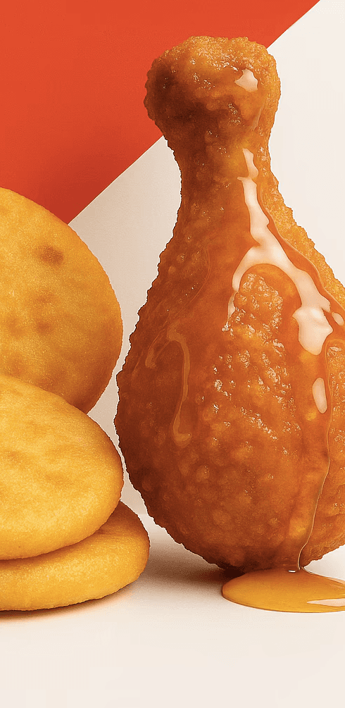Arepas; pollo; Frisby; España