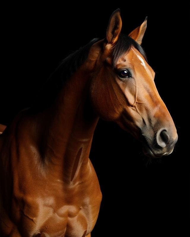 Horse Fine Art Portrait Profile