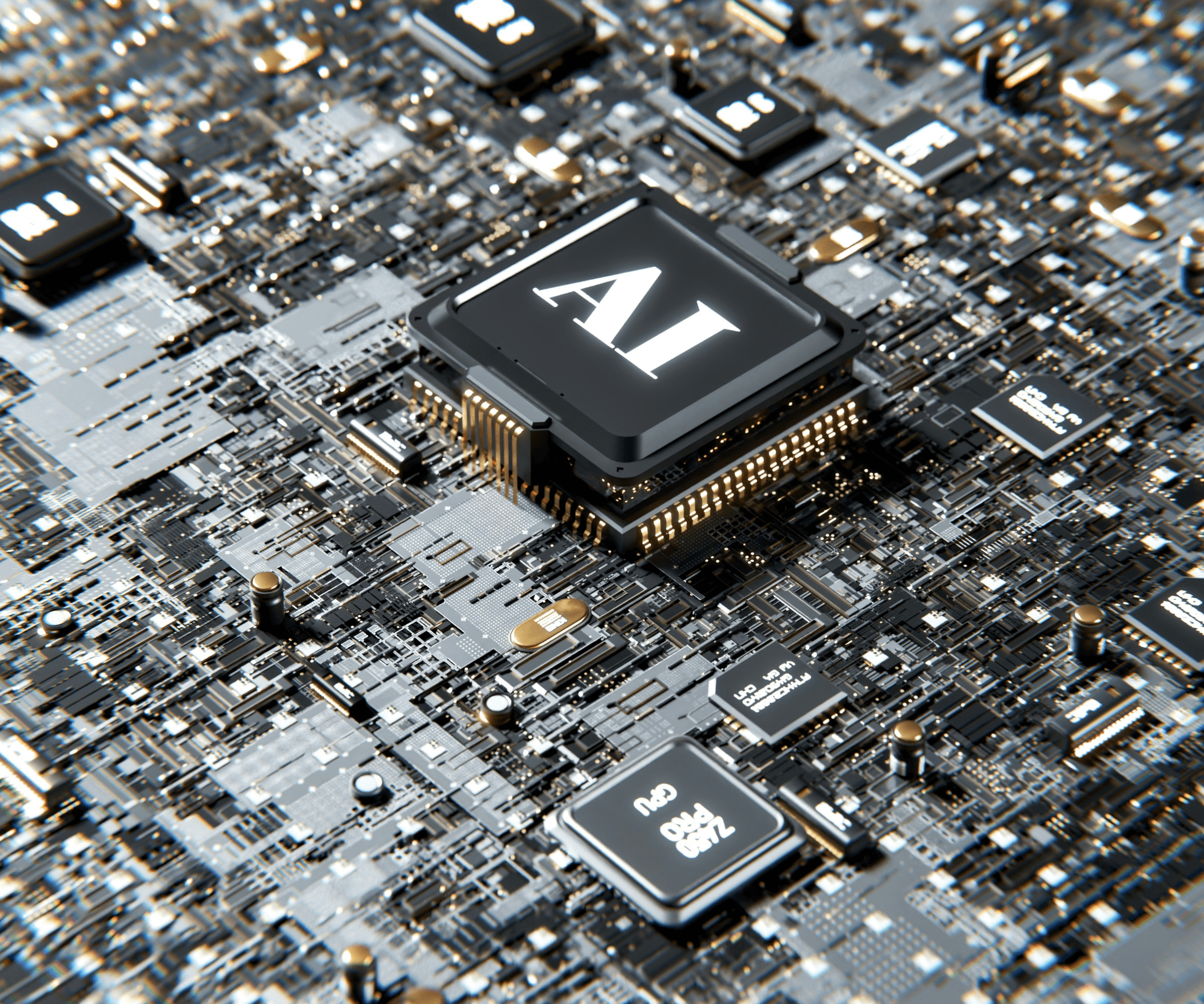 AI written on a chip