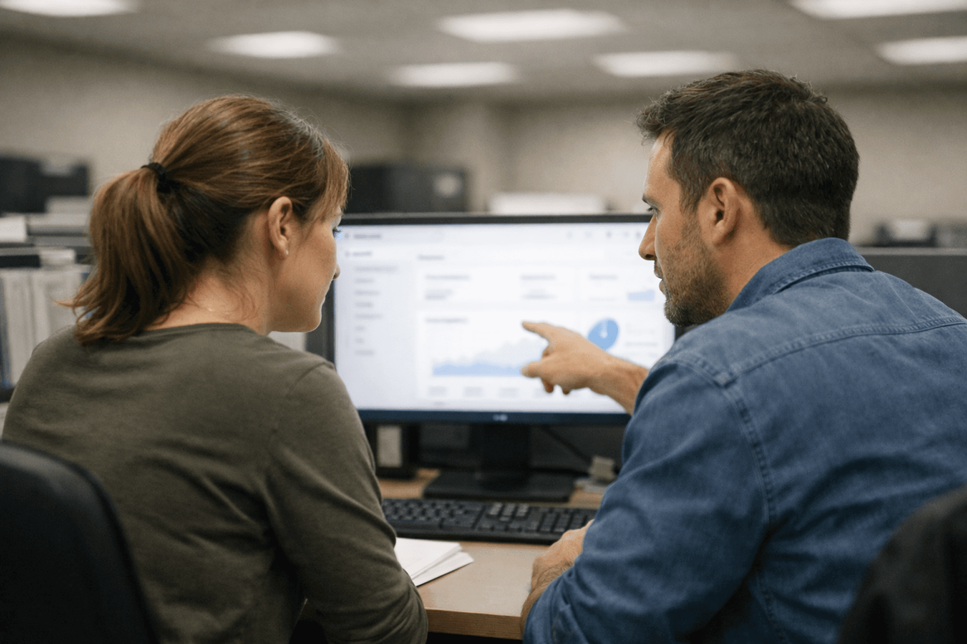 Credit union accountant using CU*NorthWest CBX back office accounting software tools