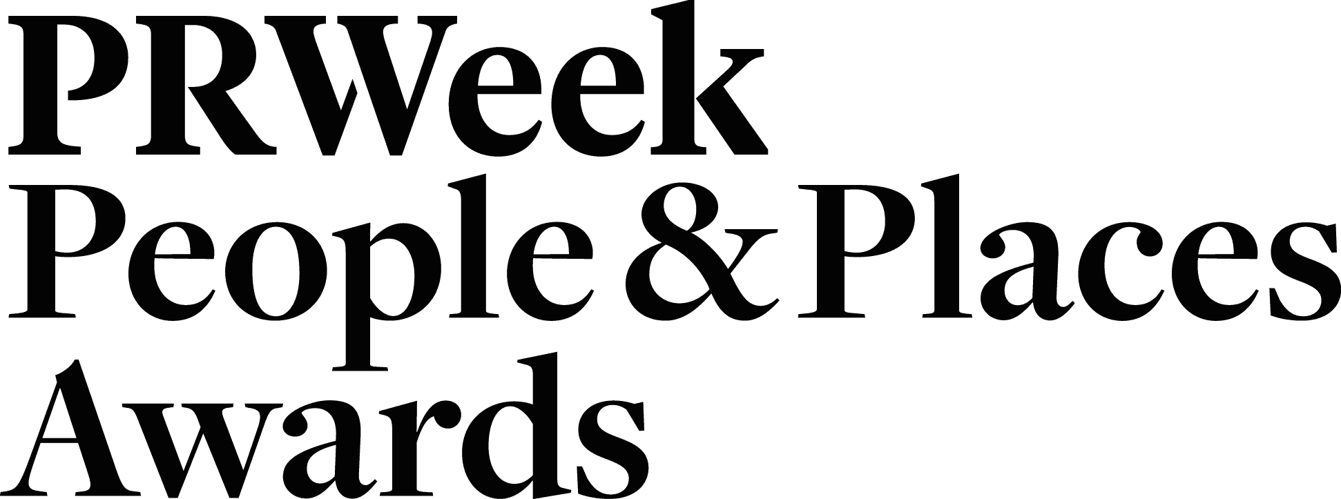 PRWeek People & Places Awards Logo