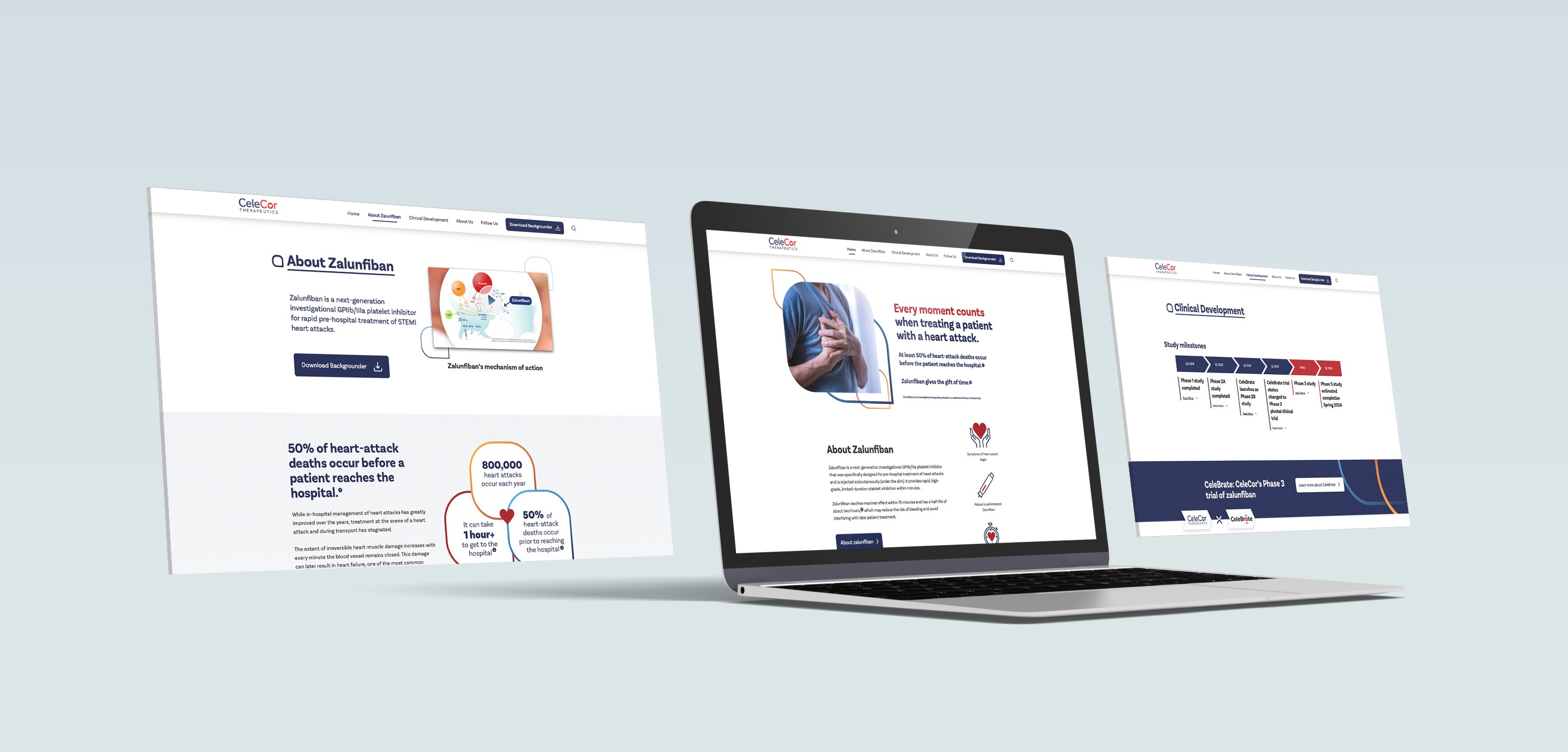 Celecor web pages