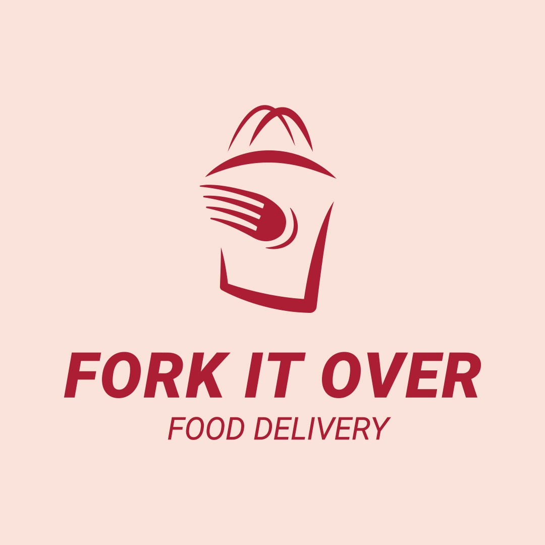 Fork it Over Food Delivery Logo