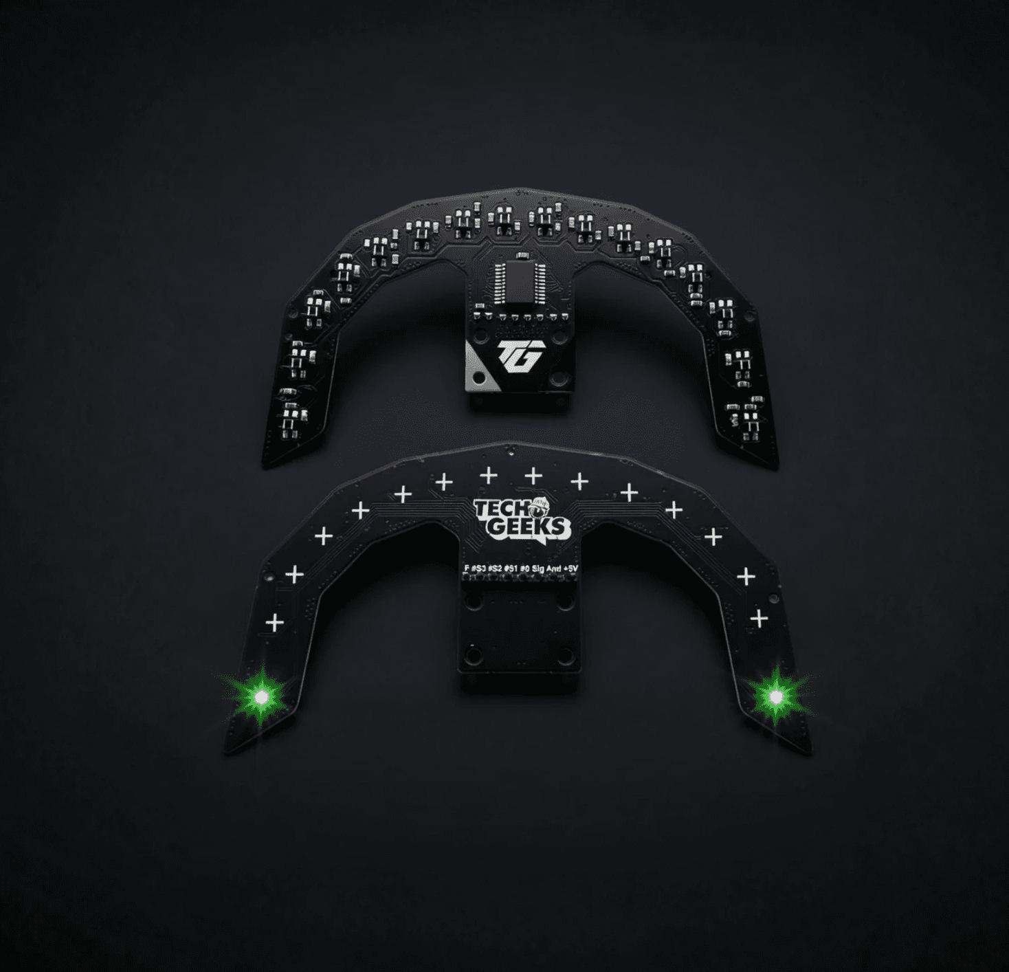ARC16 floating product shot – 8g lightweight 16-channel IR sensor array TechGeeks
