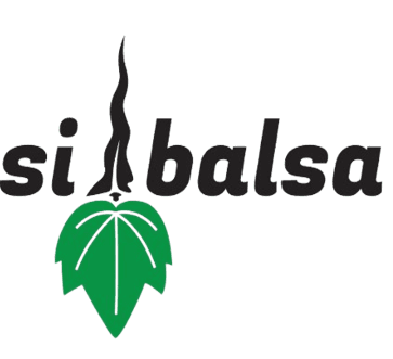 Logo featuring the text "sibalsa" with a green leaf element incorporated into the design.