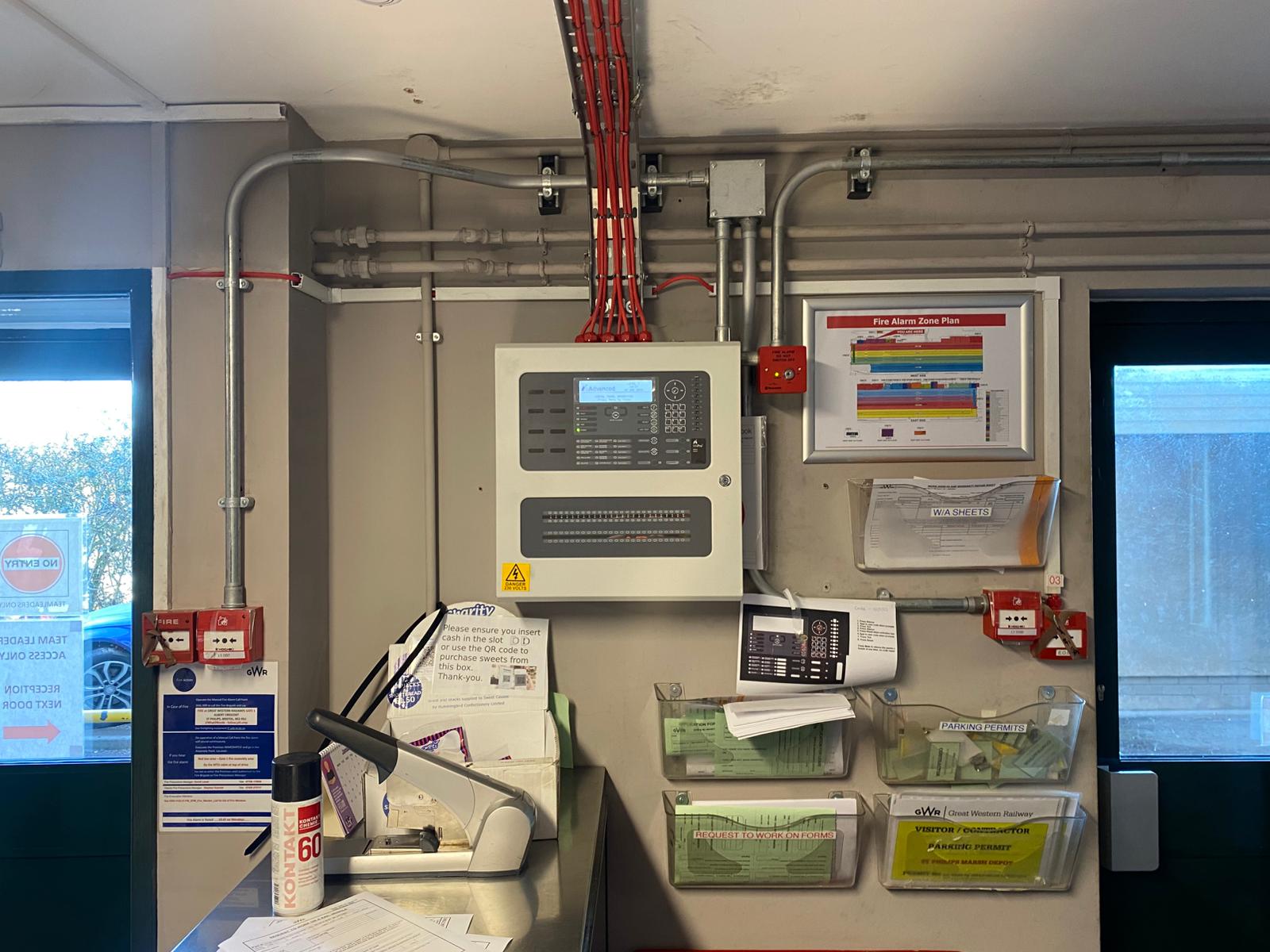 An electrical rail project completed by DPH 