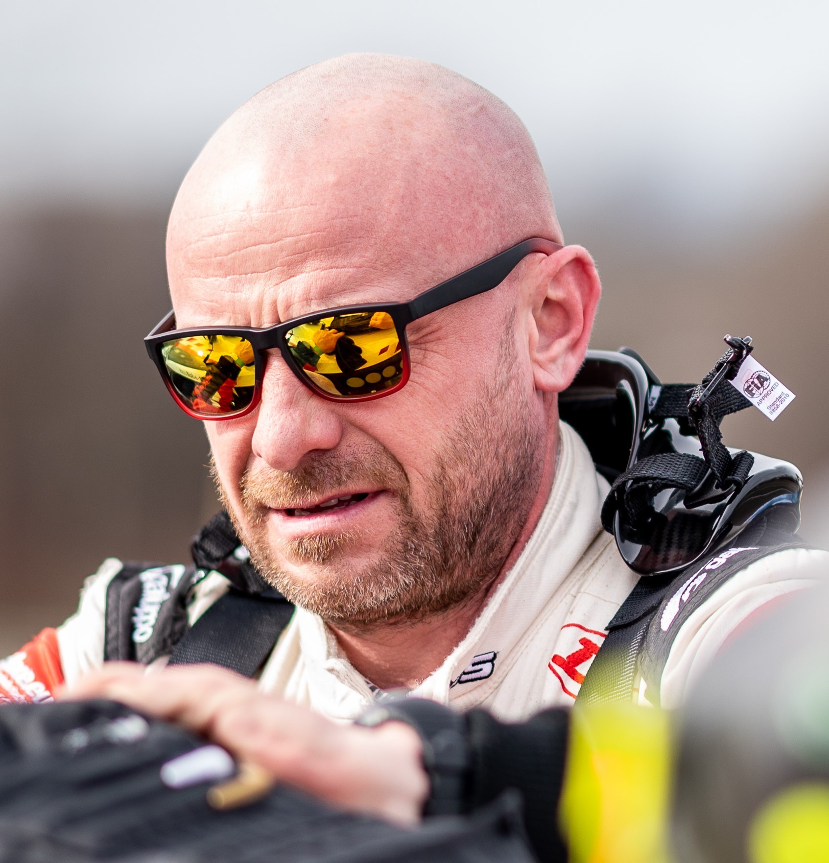 Coach explaining something to an athlete