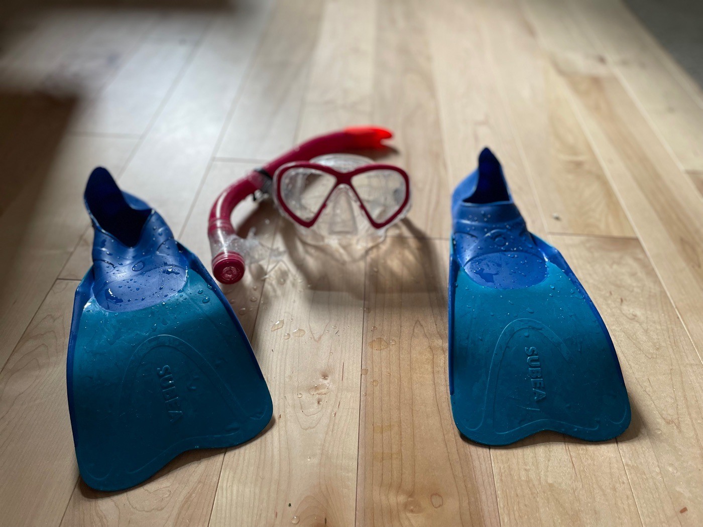 Kit palmes masque tubas enfant