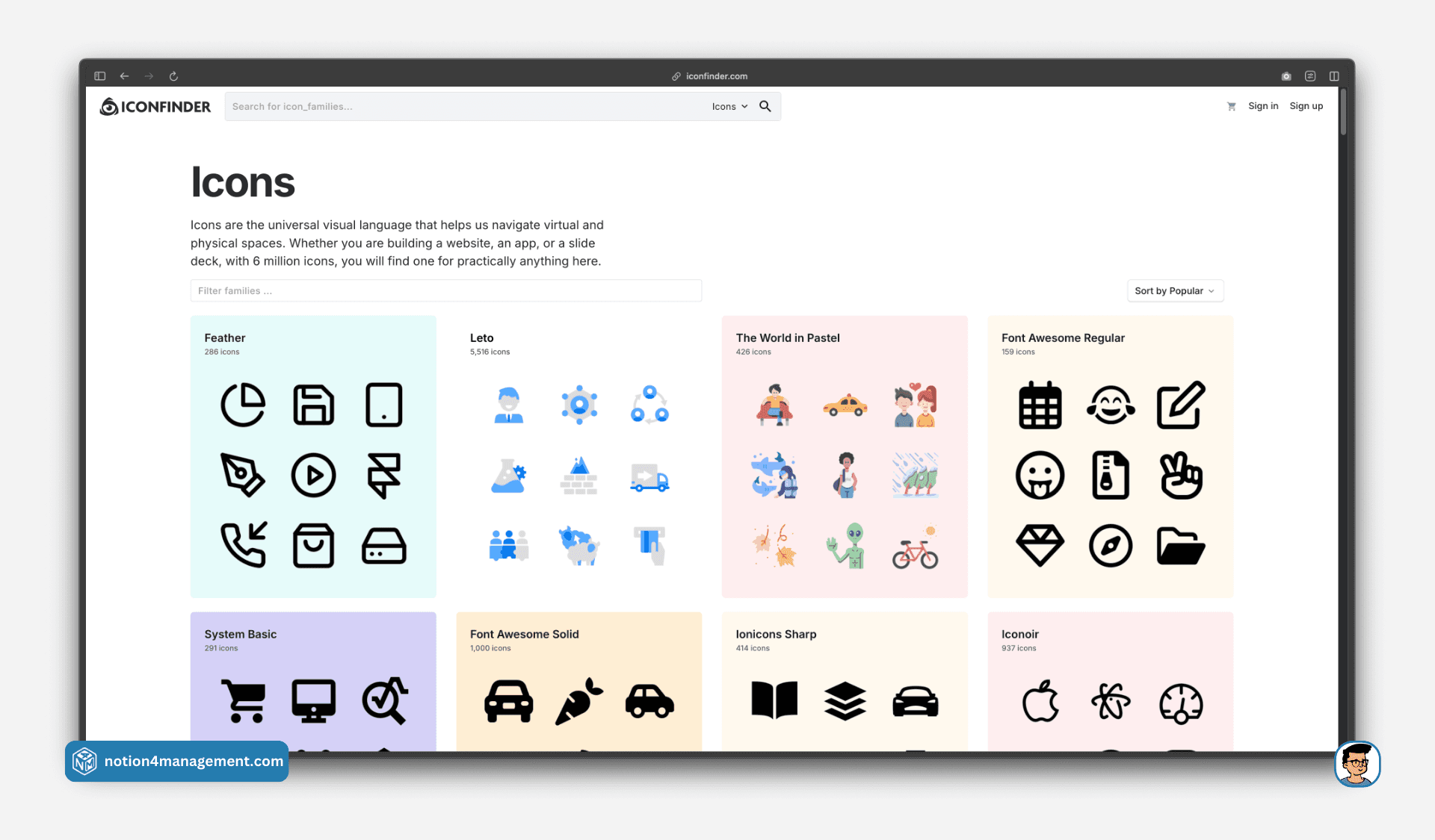 Notion icons