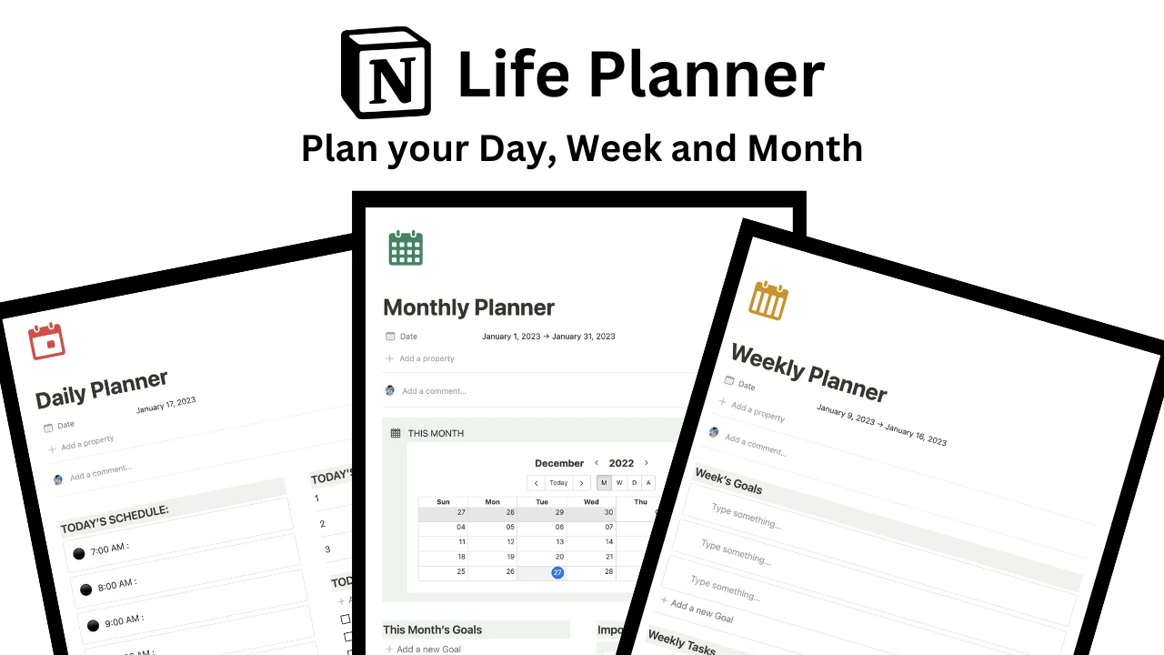 Notion Life Planner