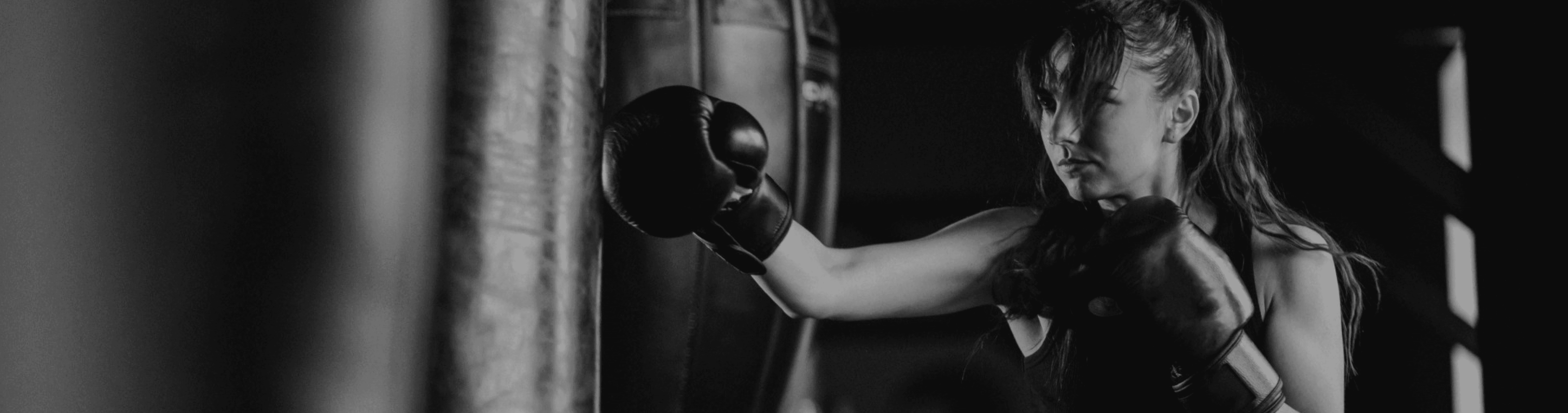 woman boxing