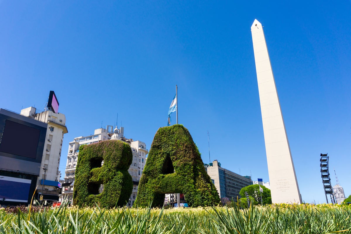 Obelisco in Buenos Aires