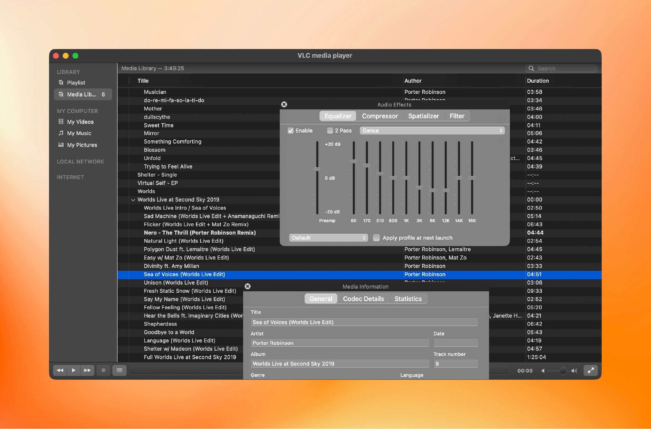 VLC Media Player Screenshot with Big Buck Bunny