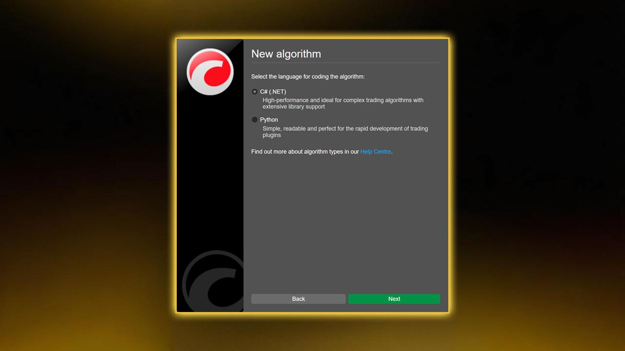 Build Your cBot in cTrader Automate