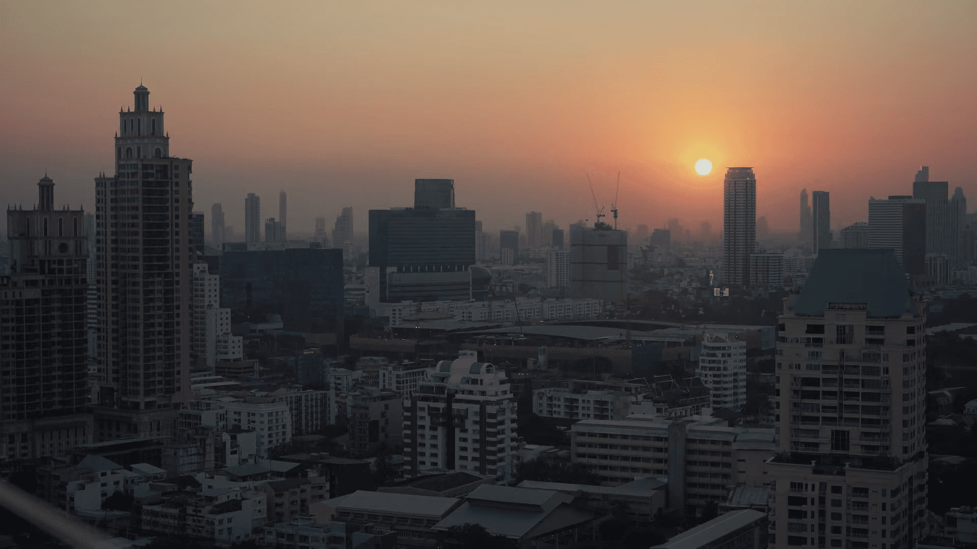 bangkok sunset