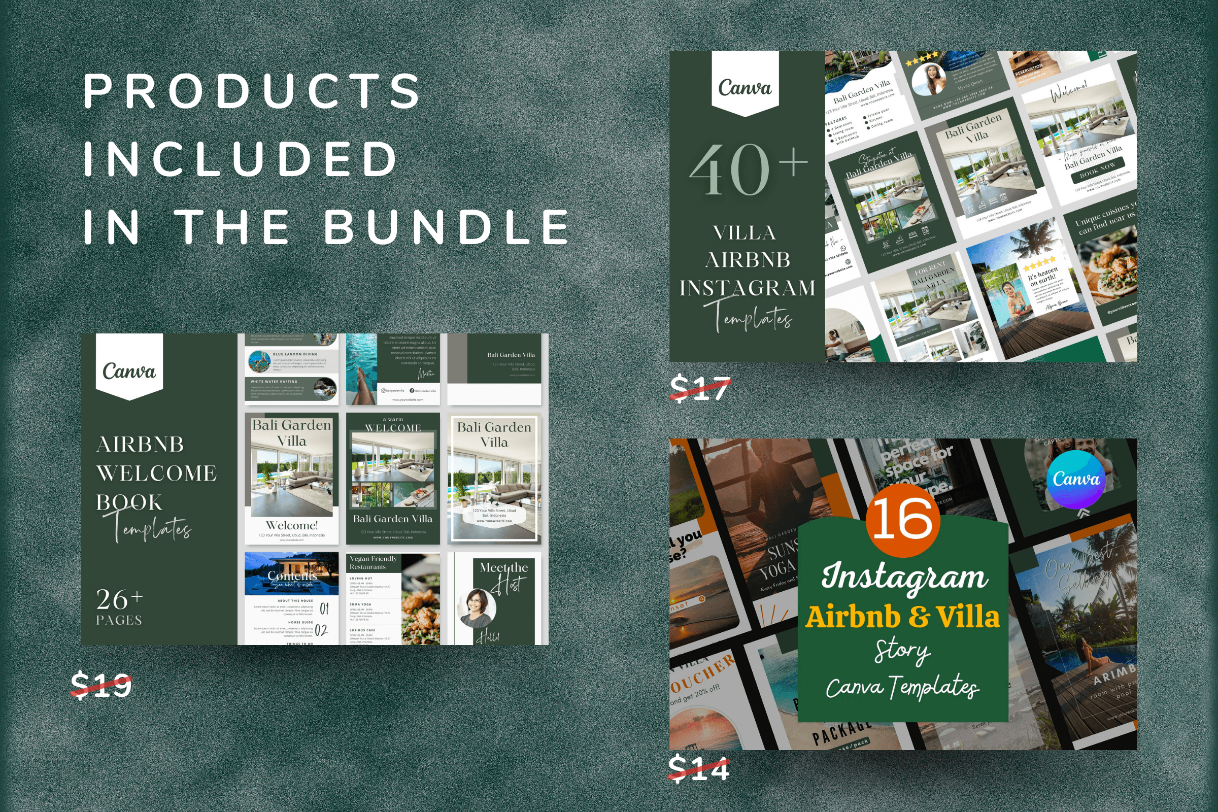 Villa AirBnB Social Media Kit