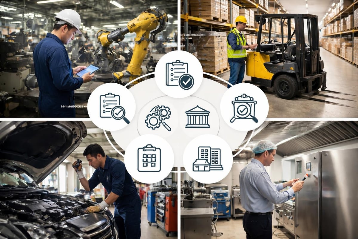 Sector-specific inspection applications