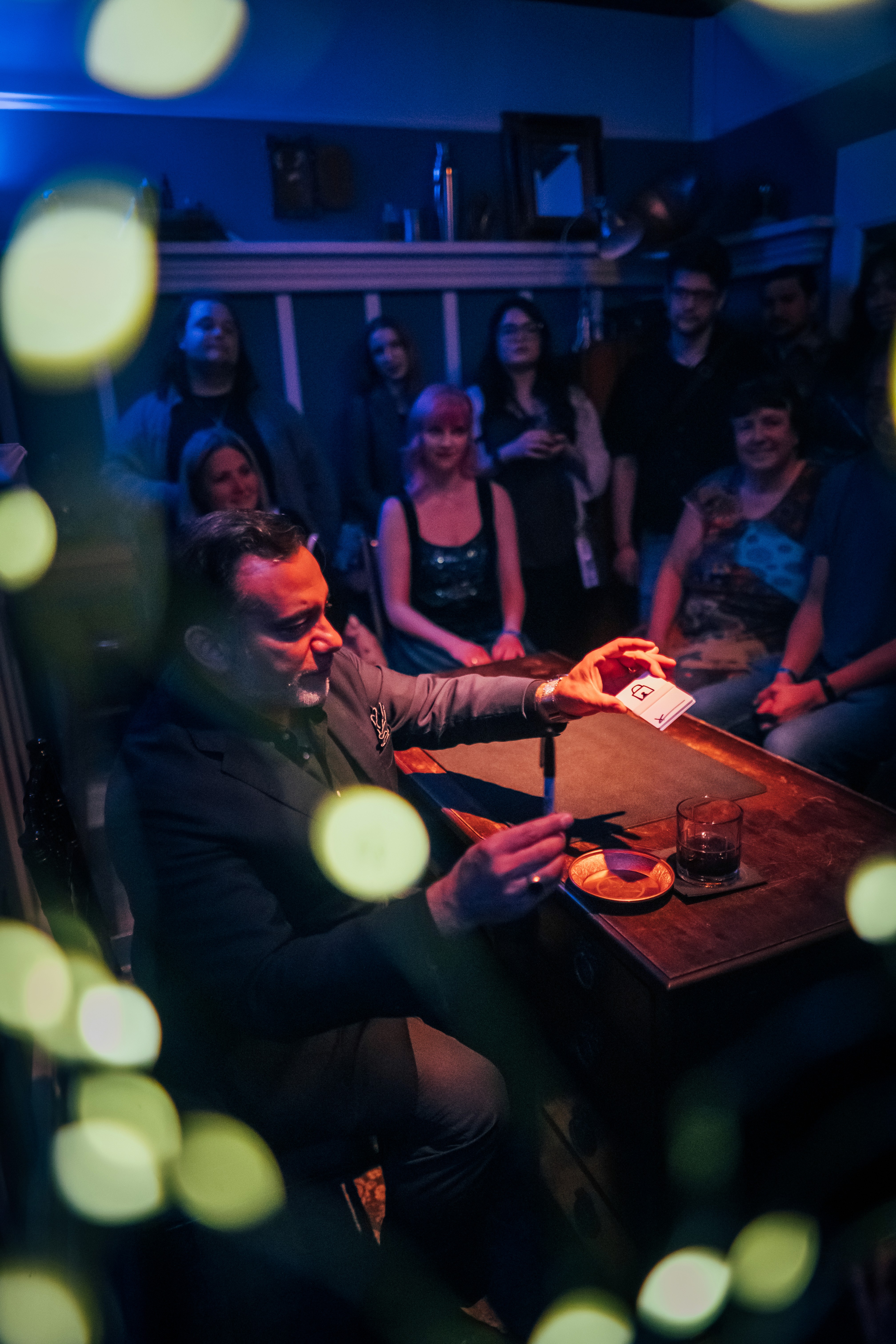 Girl with a beenie and blue jacket