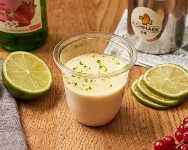 Panna cotta vanille yuza