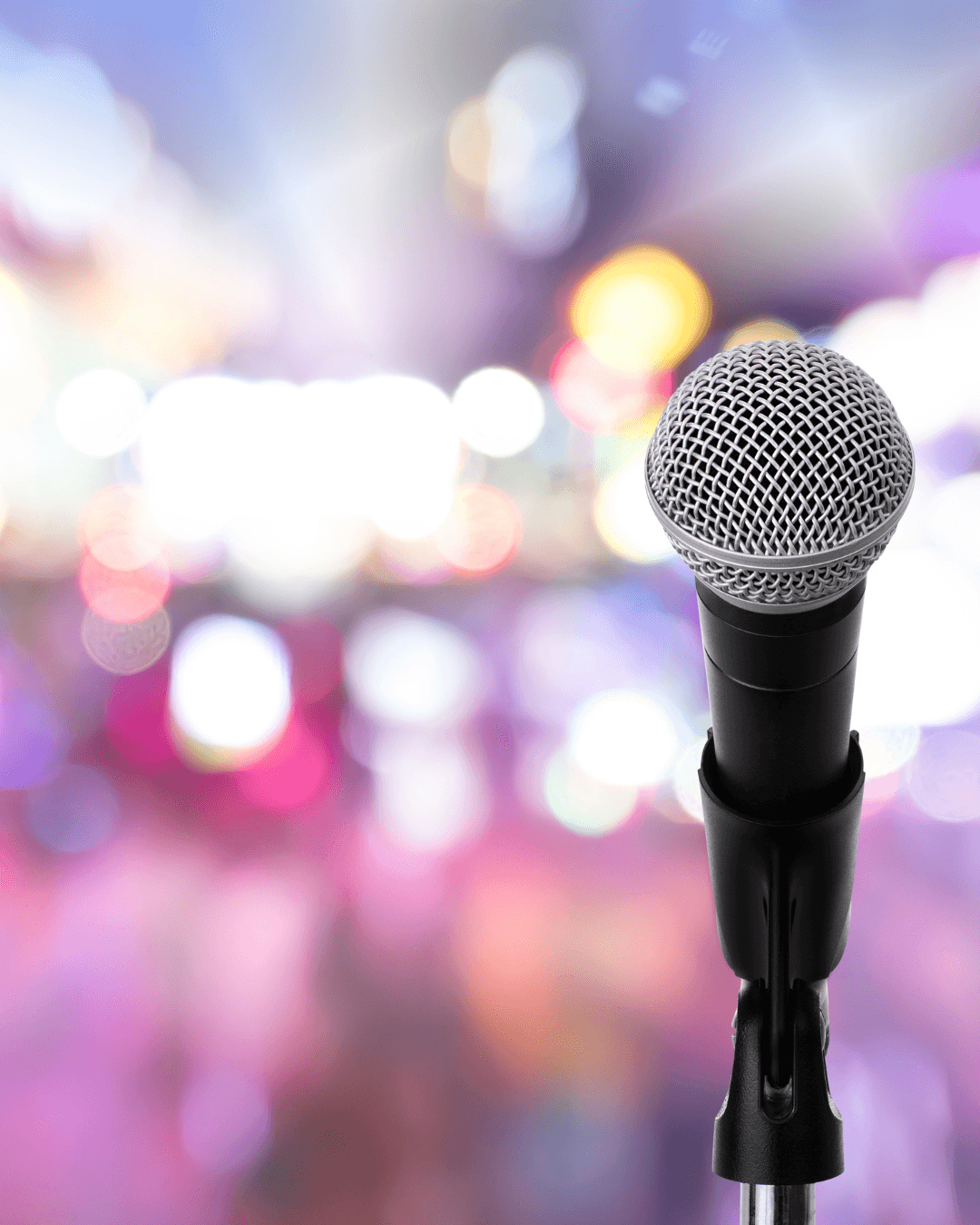 A lady with mic