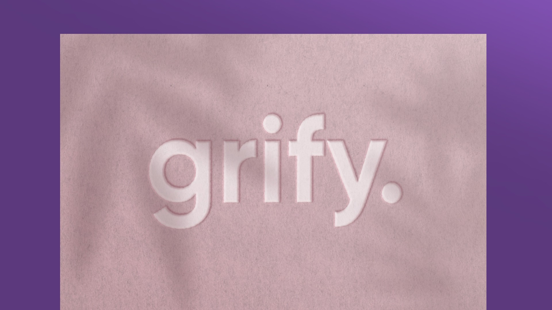 Grify Logo Design Created by 99dotzero