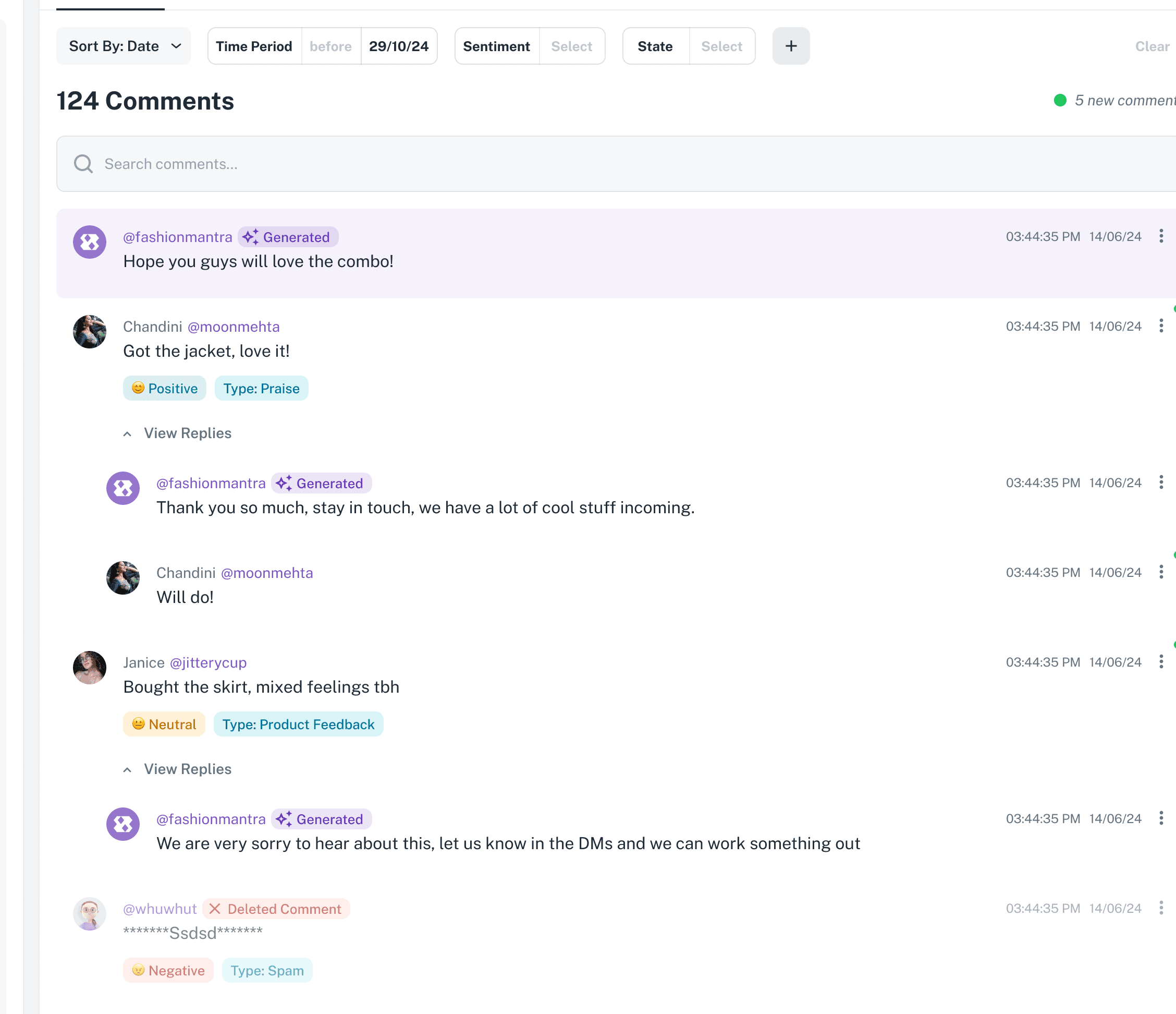 Angoor AI Instagram/Messenger Management