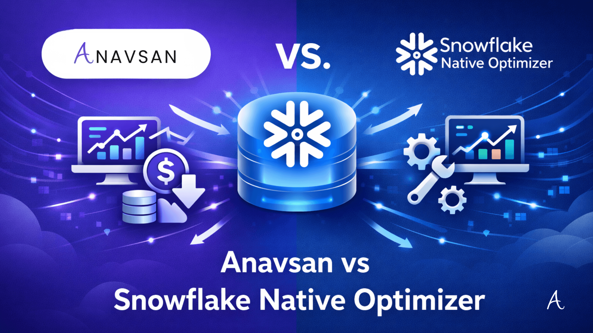 Anavsan vs Snowflake Native Optimizer: What You Should Know Before Optimizing Snowflake Costs