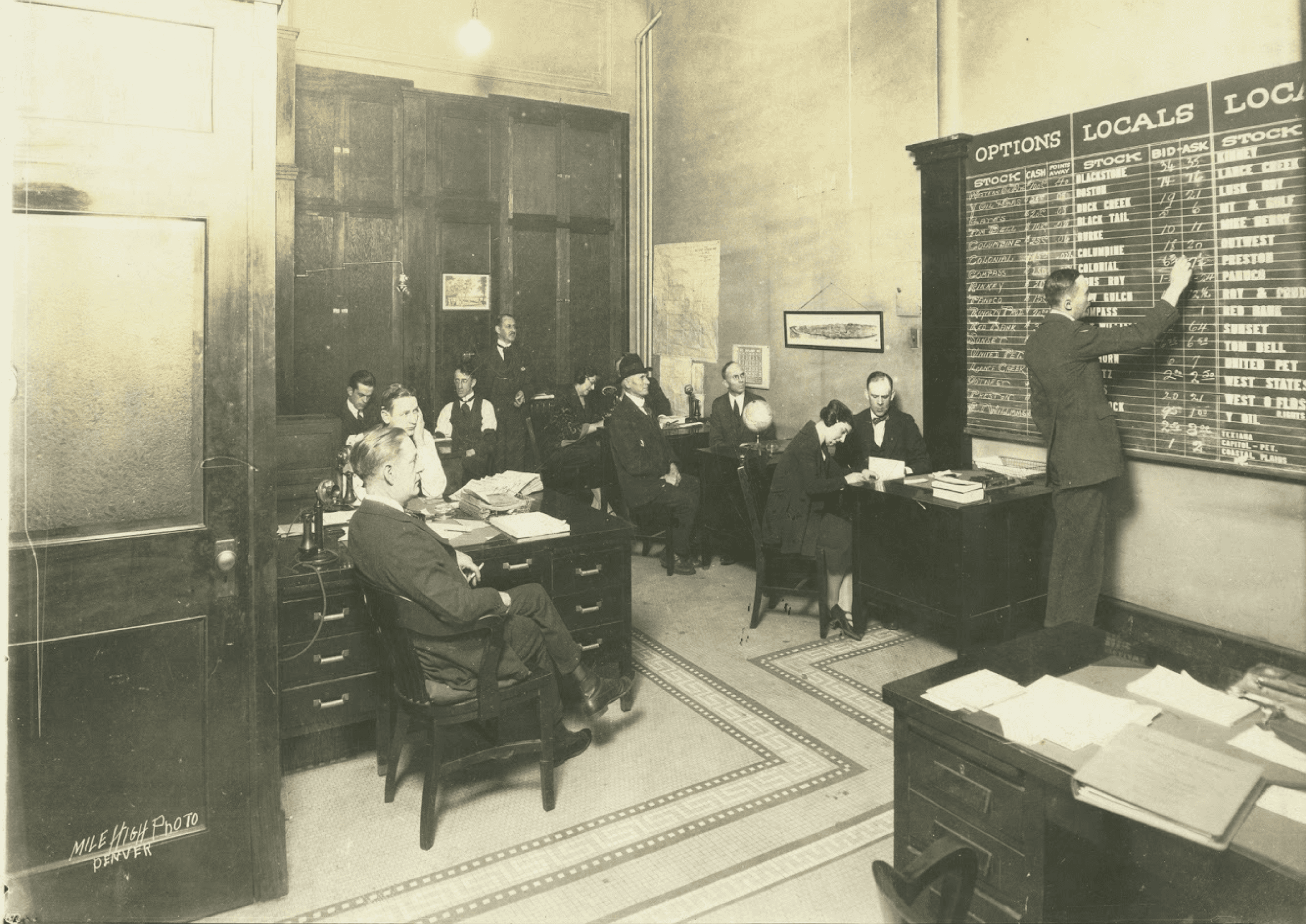 Pictured here is his Great Grandfather, actively engaged in markets in 1925 — reflecting credibility, diligence, and long-term perspective.